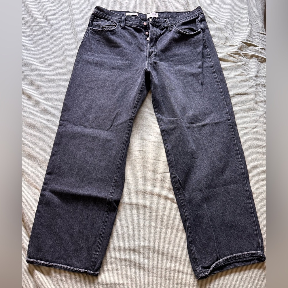 Universal Thread Women's Boyfriend Jeans - Dark Gray